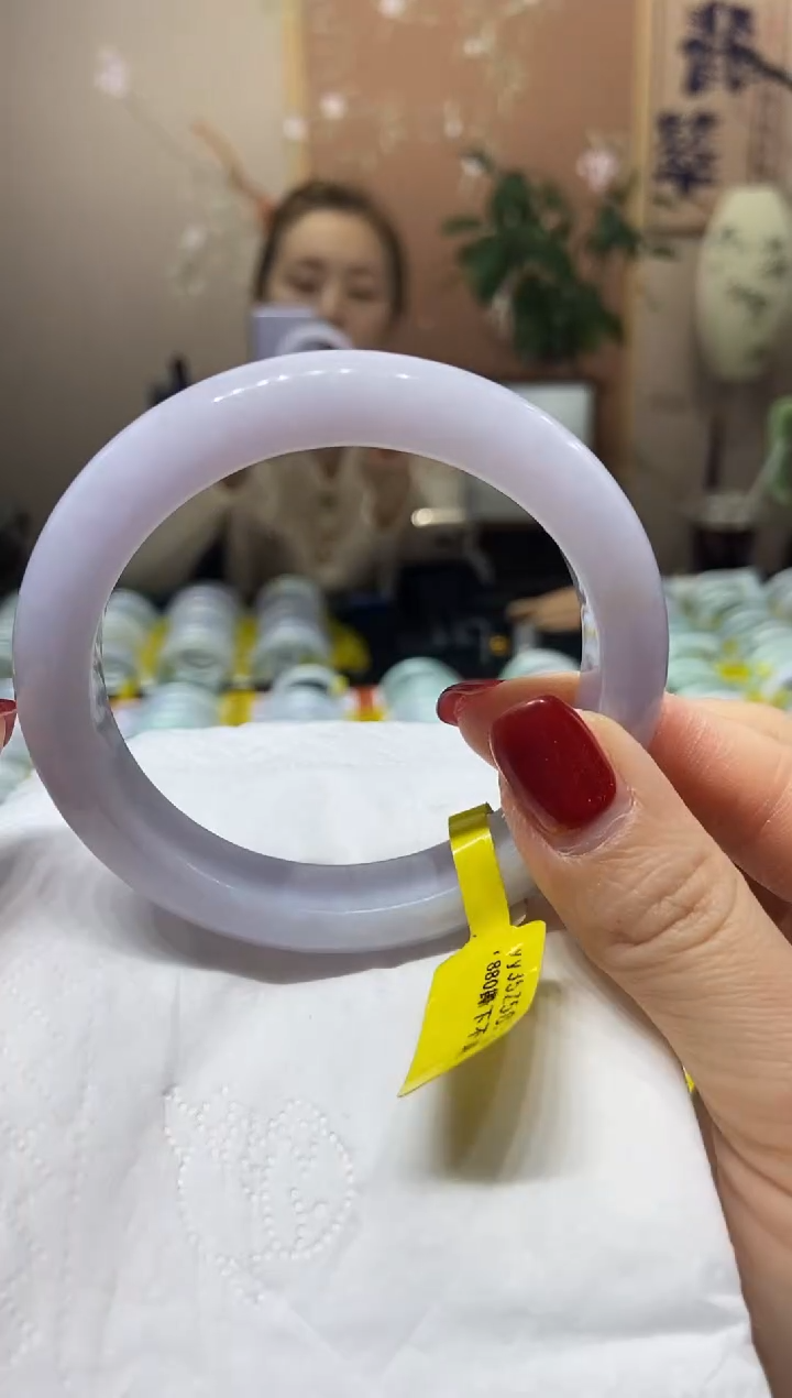 【闪购商品】翡翠手镯未镶嵌57 58圈口