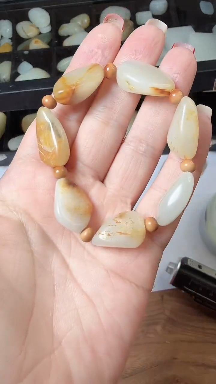 【闪购商品】和田玉手串未镶嵌WYJ0307044