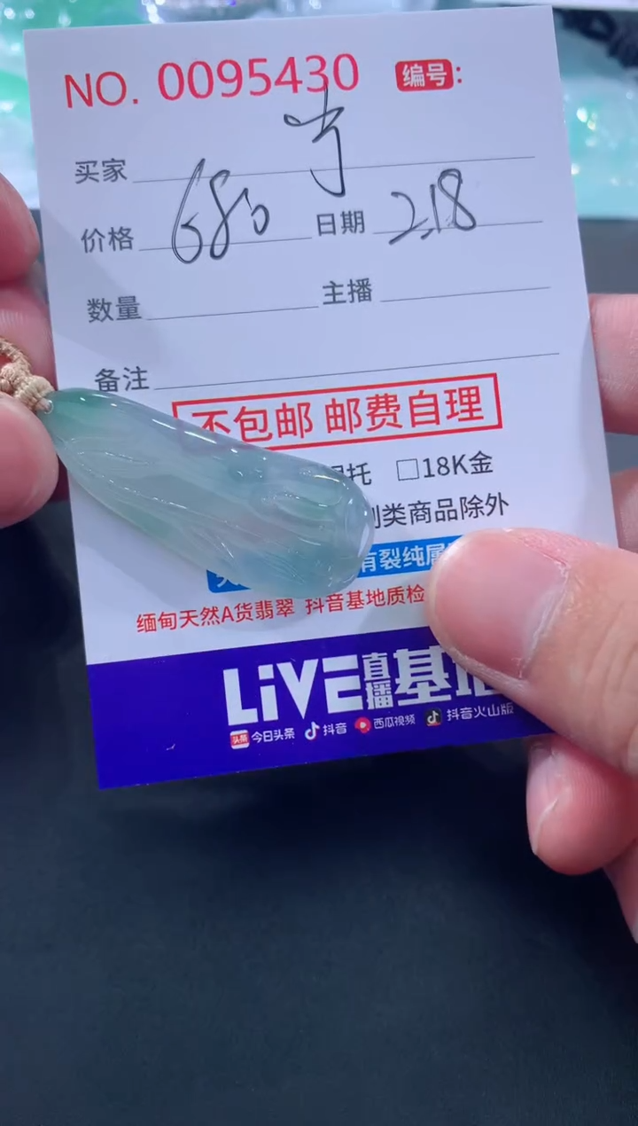 【闪购商品】翡翠颈饰未镶嵌宁