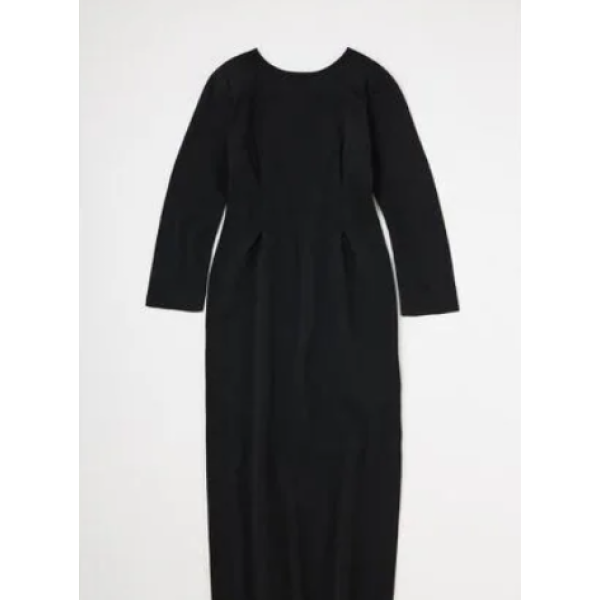 MOUSSY 秋垫肩收腰针织包臀连衣裙-010GA370-5190