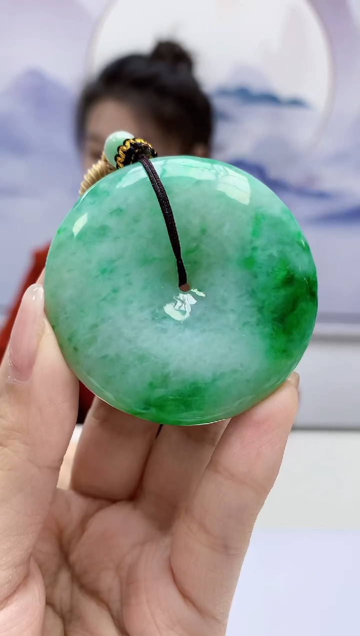 【闪购商品】定制翡翠未镶嵌5156kk-毛货挂件扣子191