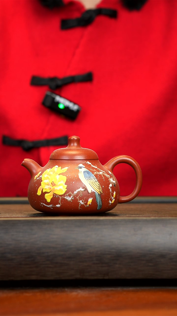 【闪购商品】紫砂茶壶念一紫砂 雪鸟 