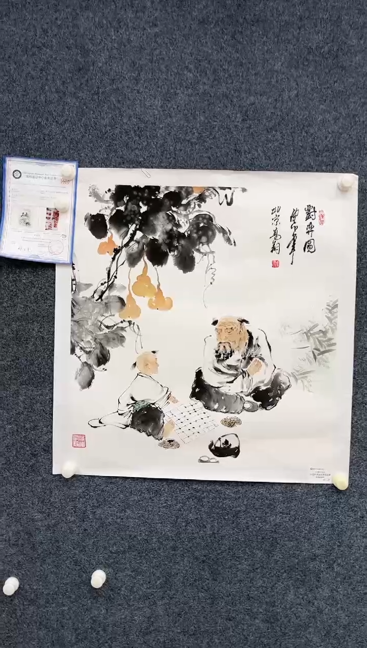 【闪购商品】国画2.8-艺术-冯高翔-卢浮宫原作08