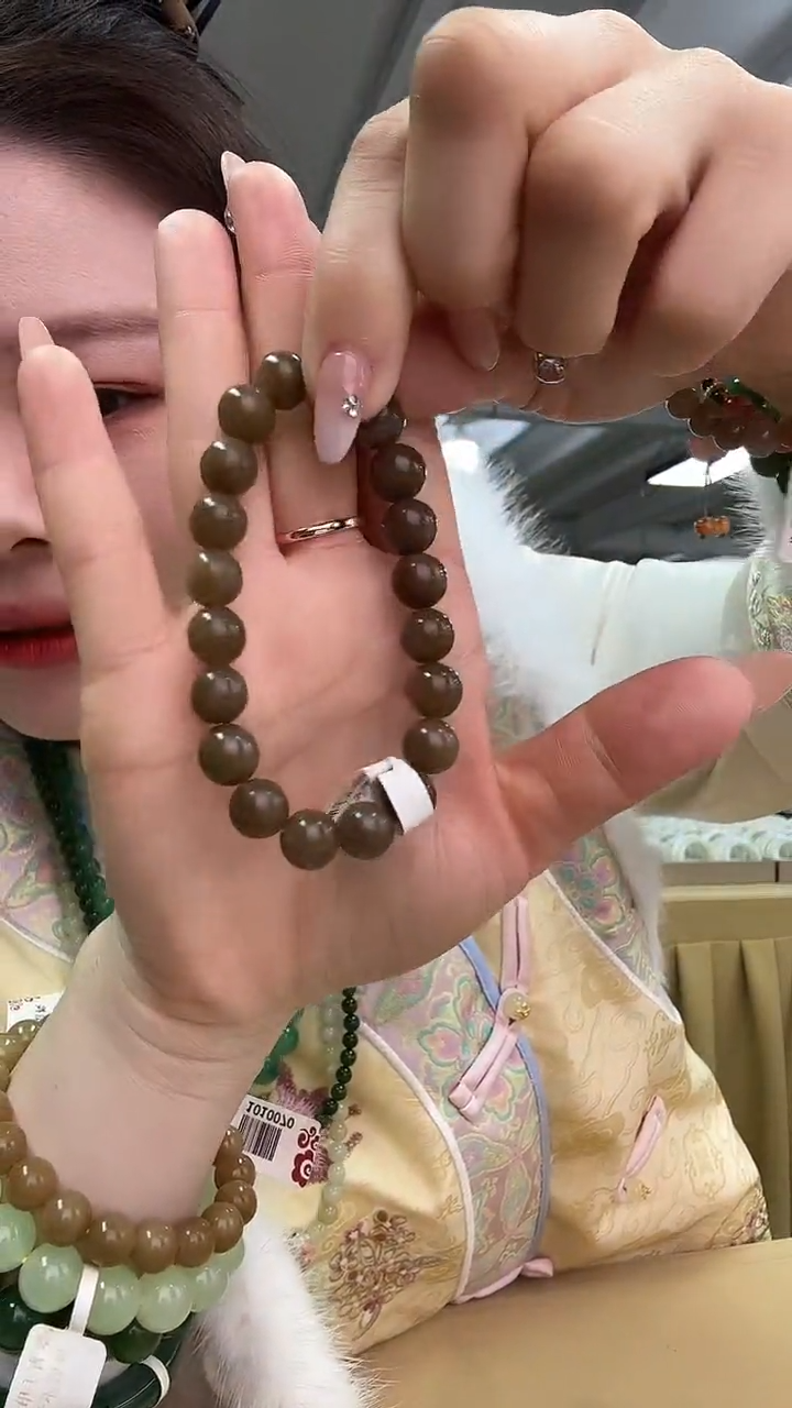 未镶嵌手串和田玉（糖玉）和田玉手串-10