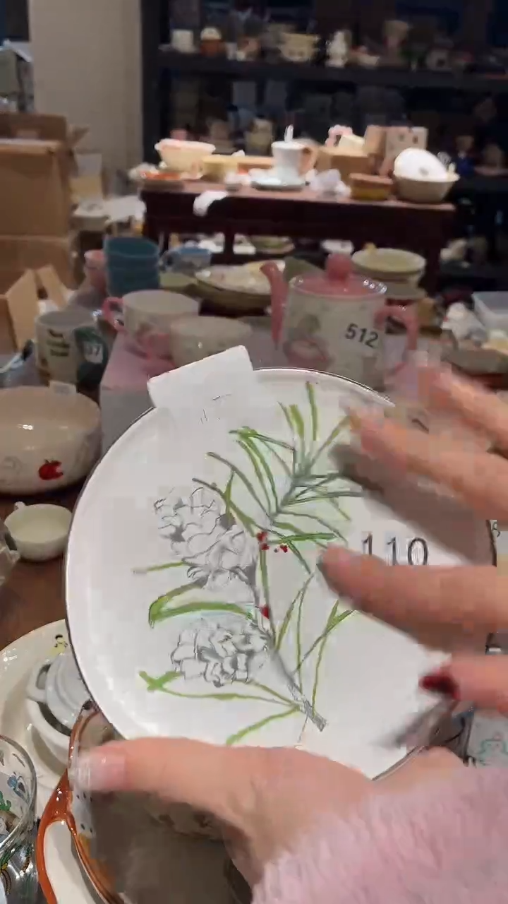 瓷110 小碟子 瑕疵