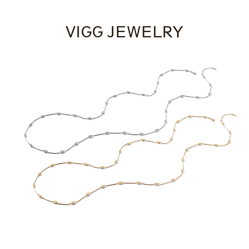 合金项链 橄榄豆项链 气质轻奢时尚小众百搭精致设计感