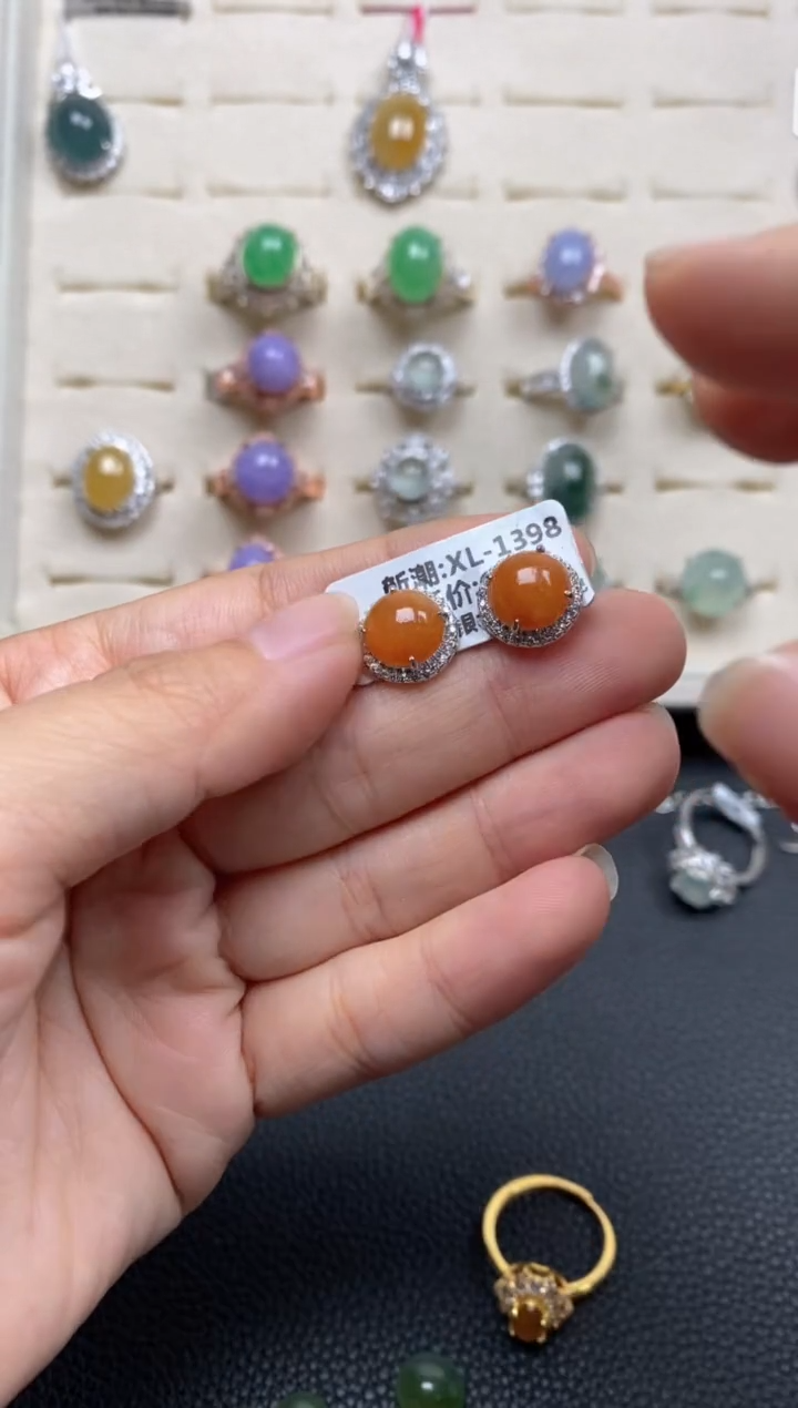 【闪购商品】翡翠戒指银S925镶嵌1111