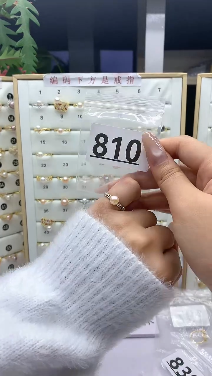 合金珠宝奇石淡水珍珠810