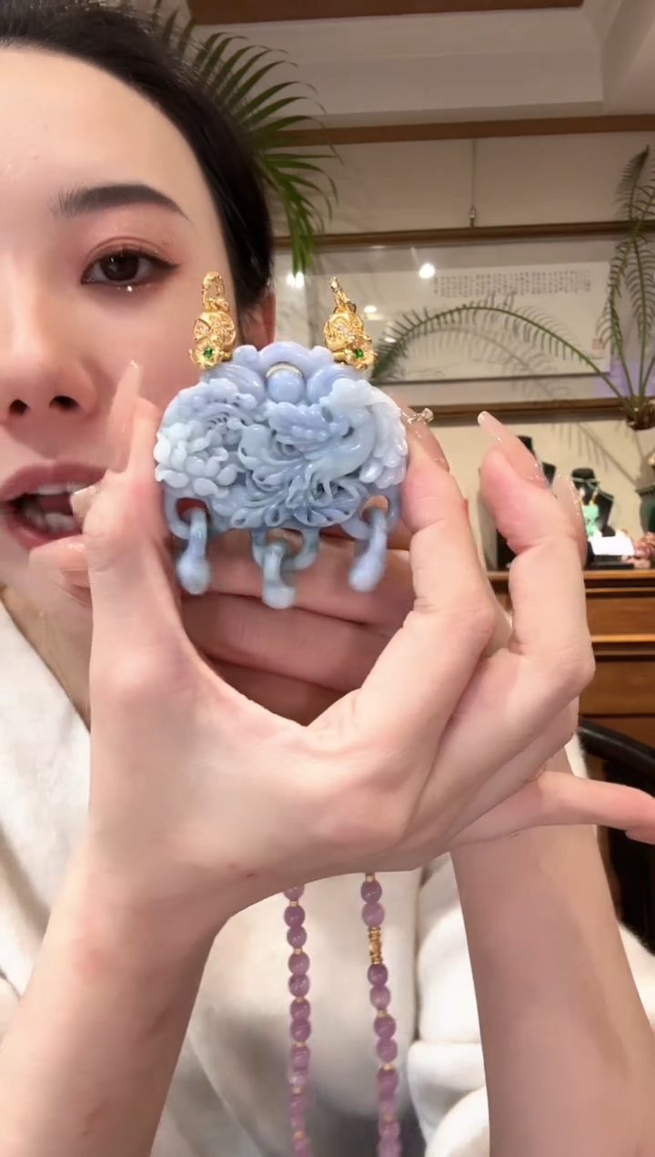 【闪购商品】翡翠颈饰未镶嵌国风