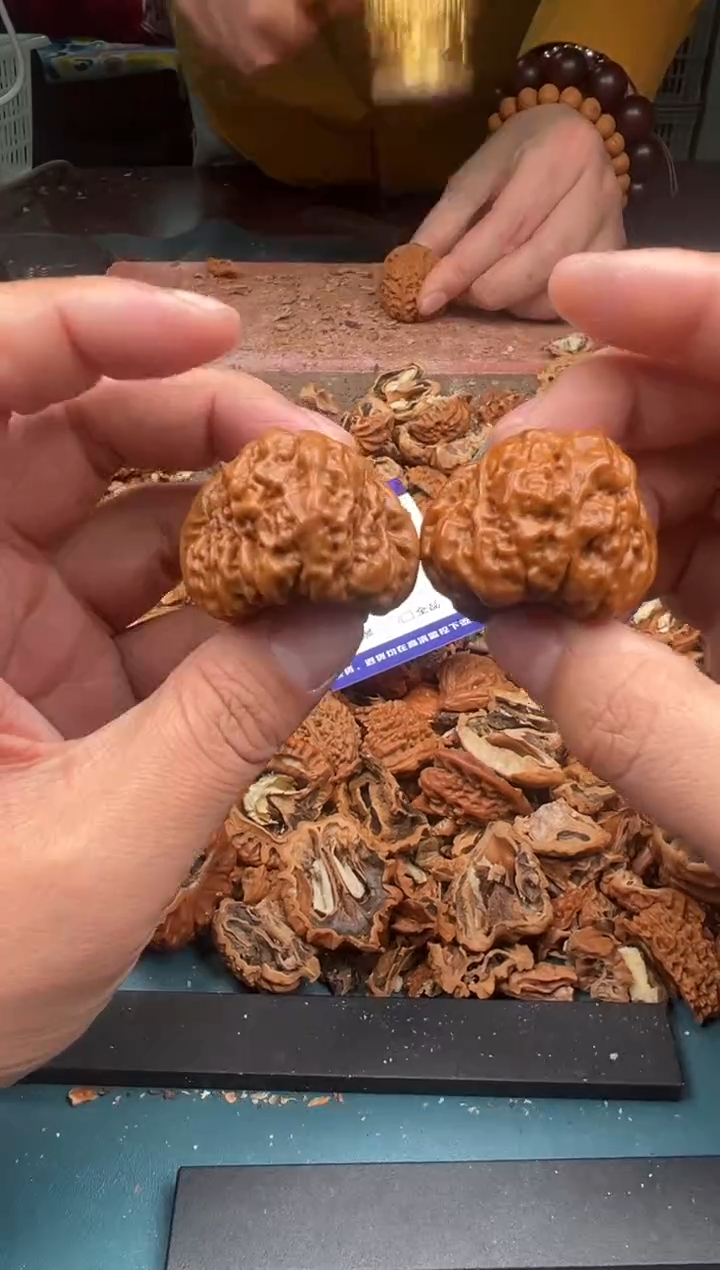 【闪购商品】文玩核桃把件雷龙文玩核桃蛤蟆头41尺寸-55