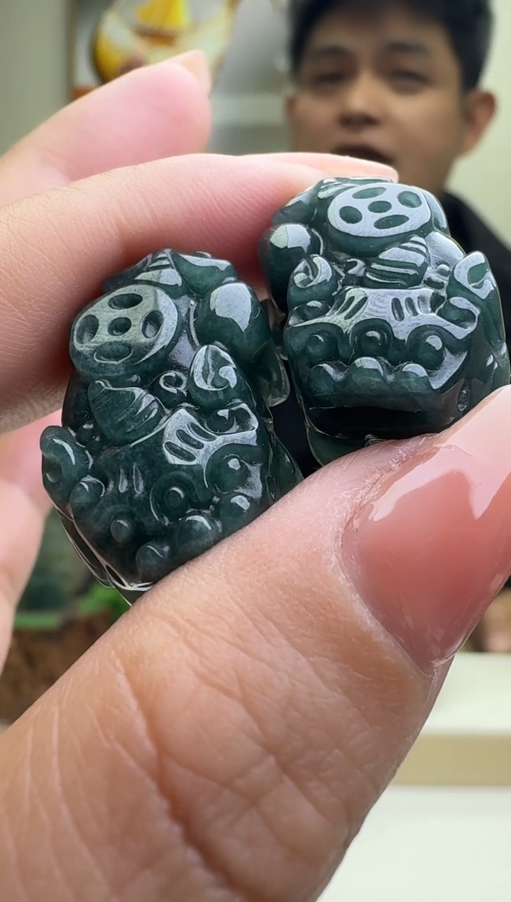 颈饰未镶嵌翡翠天然A货翡翠 多样性随机发其一