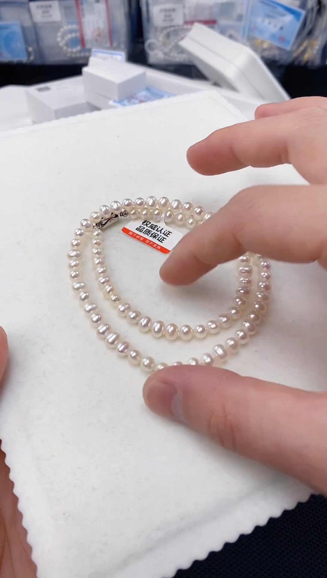 未镶嵌耳饰淡水珍珠XL1022