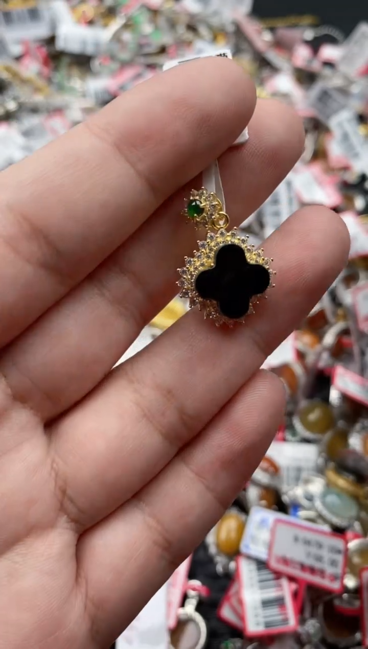 【闪购商品】翡翠戒指银S925镶嵌3333---7
