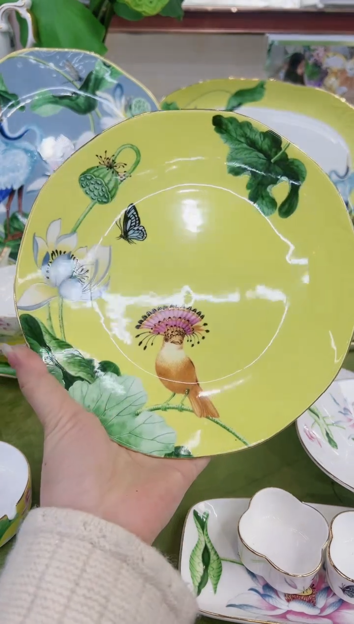 【闪购商品】骨瓷8寸平盘