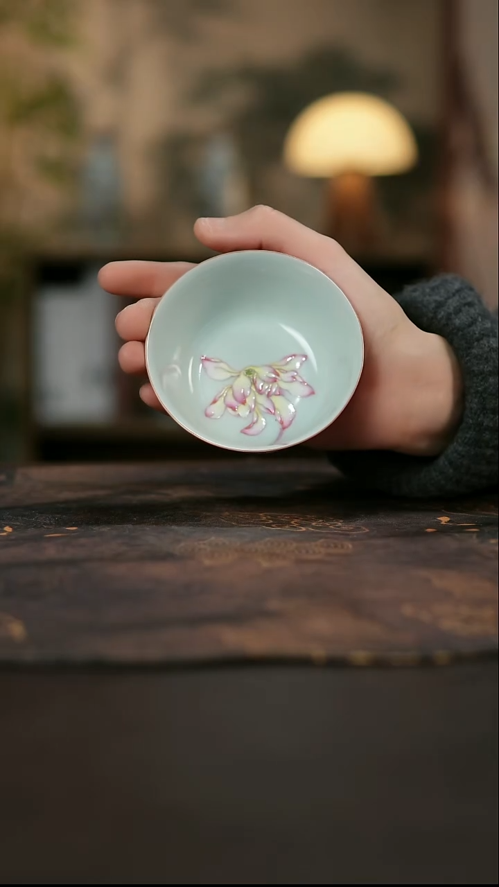 景德镇陶瓷杯碗柴烧多人
