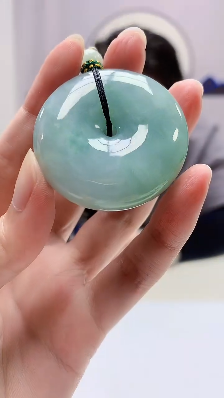 定制翡翠未镶嵌5060zm-毛货挂件扣子97