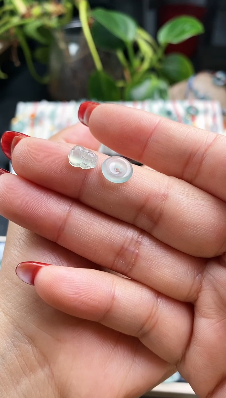 【闪购商品】翡翠戒指未镶嵌貔貅+平安扣