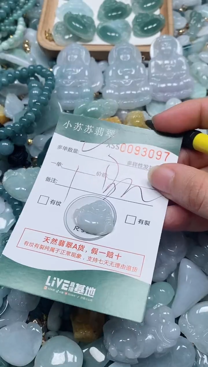 【闪购商品】翡翠颈饰未镶嵌闪购商品0093097多样性