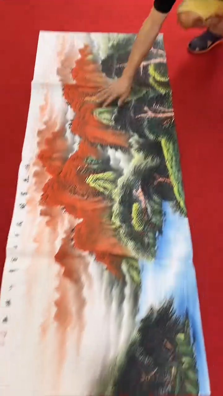 国画国画字画小姐姐