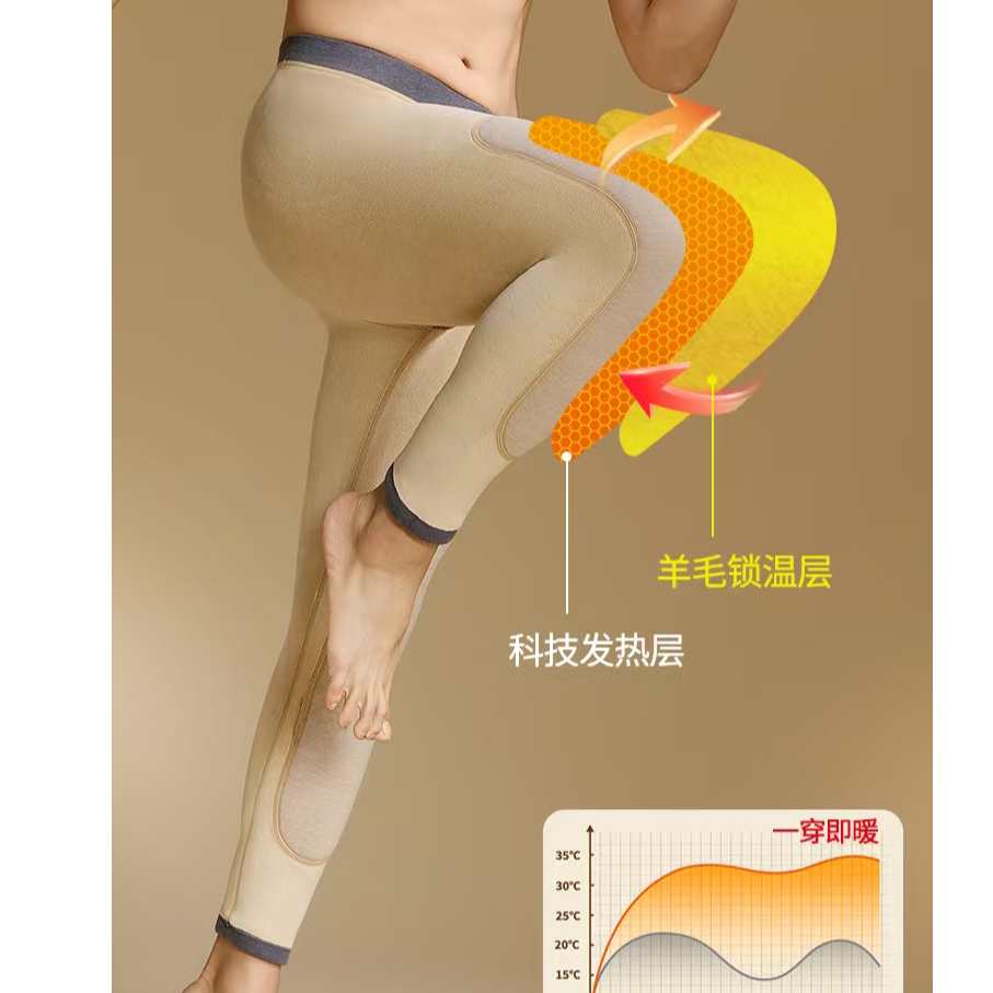 1565款男女同款加护棉裤-LN