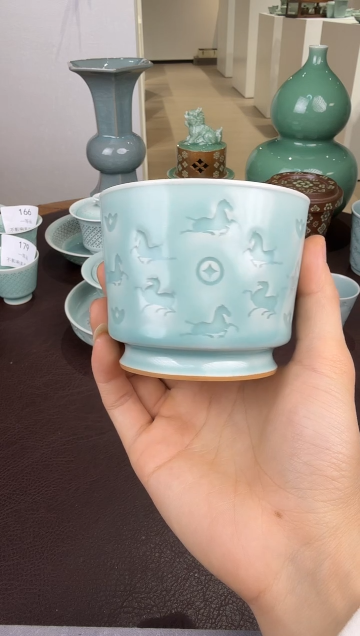 龙泉窑手工茶器包邮