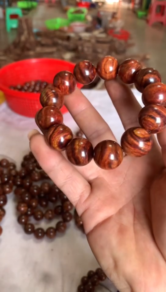 手串/手链黄花梨/降香黄檀糖****马海南黄花梨1.8*13颗
