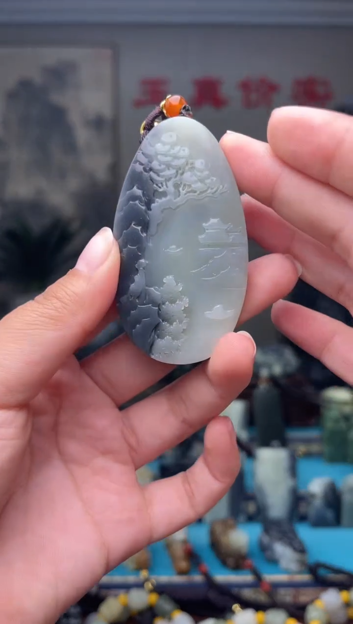 未镶嵌和田玉挂件1