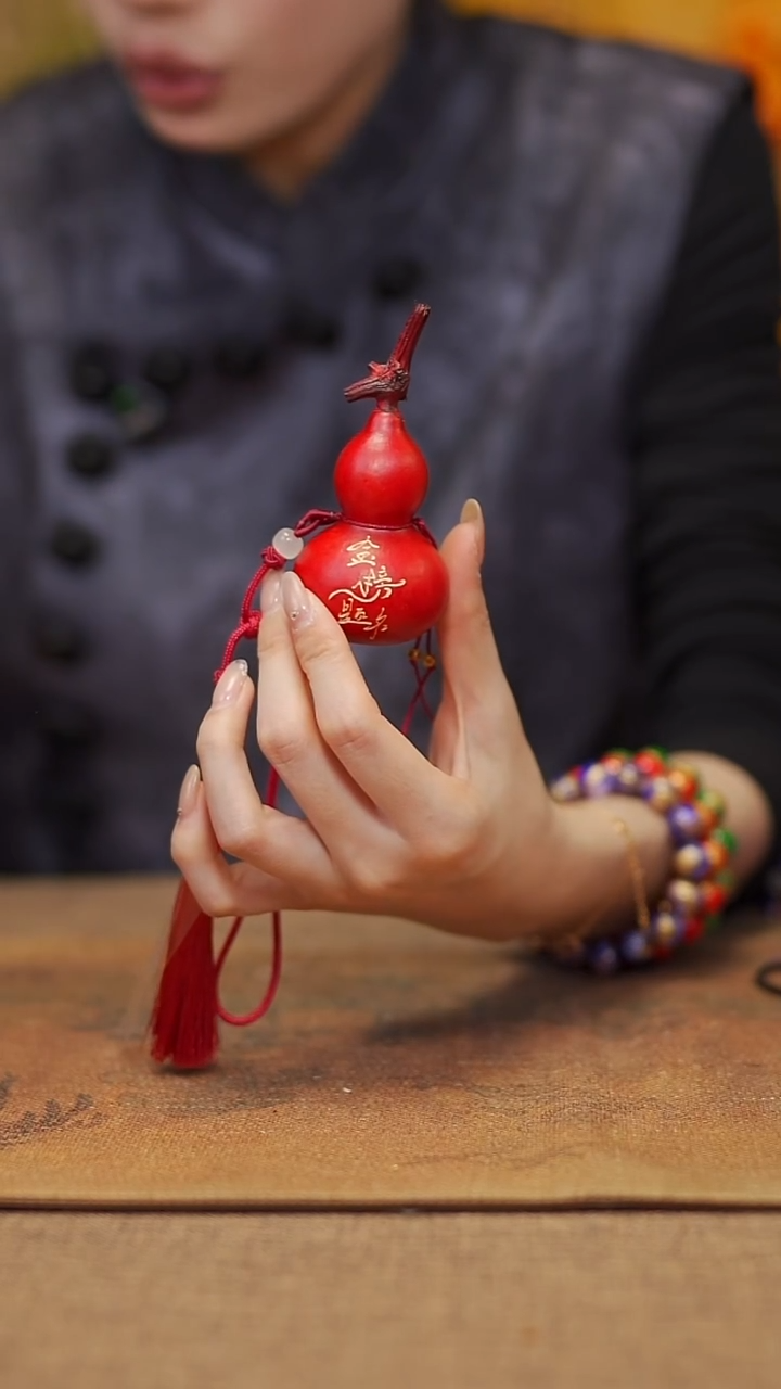 【闪购商品】589宴禾堂大漆车挂小葫芦38