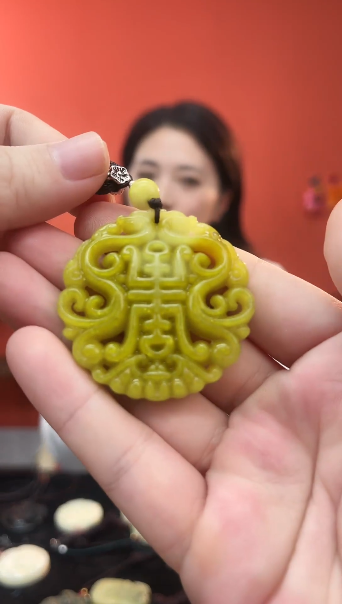 未镶嵌岫玉吊坠多样性发货拍一发一