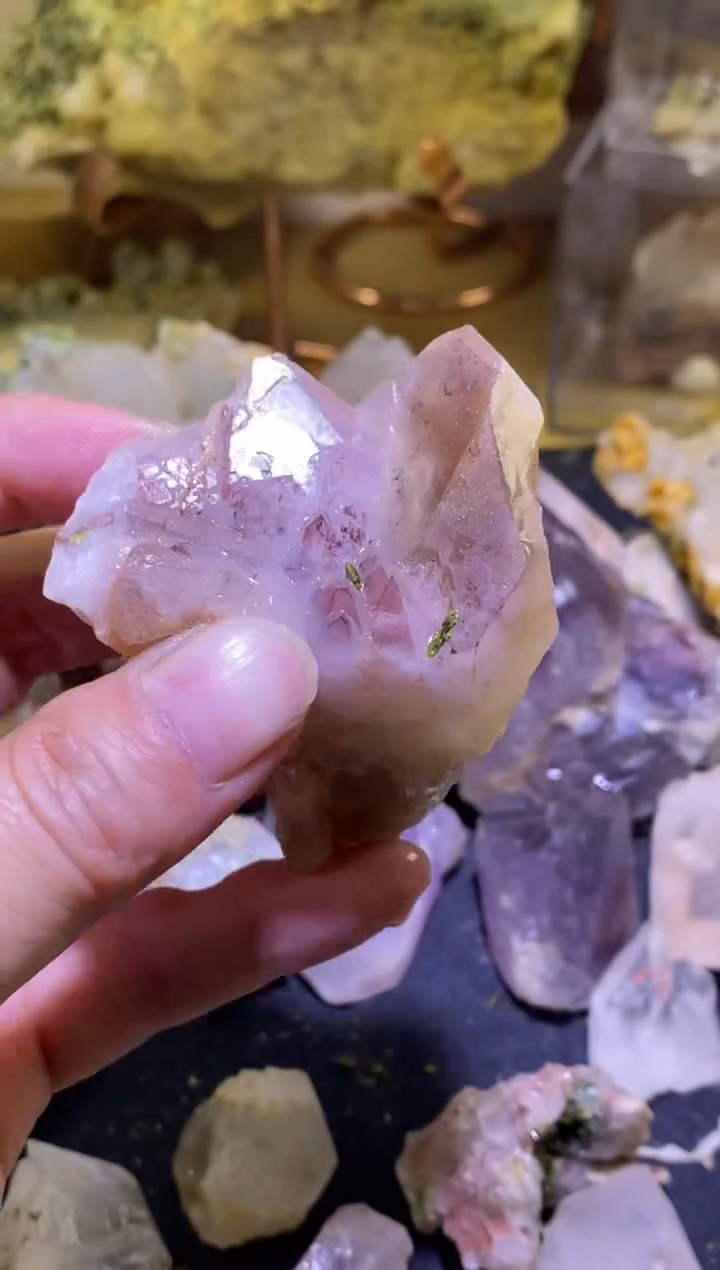 未镶嵌珠宝半成品水晶64号115g四川美姑超七花园水晶