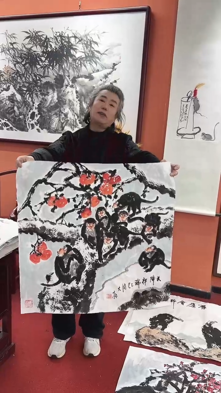 国画周大拙/国画/花鸟