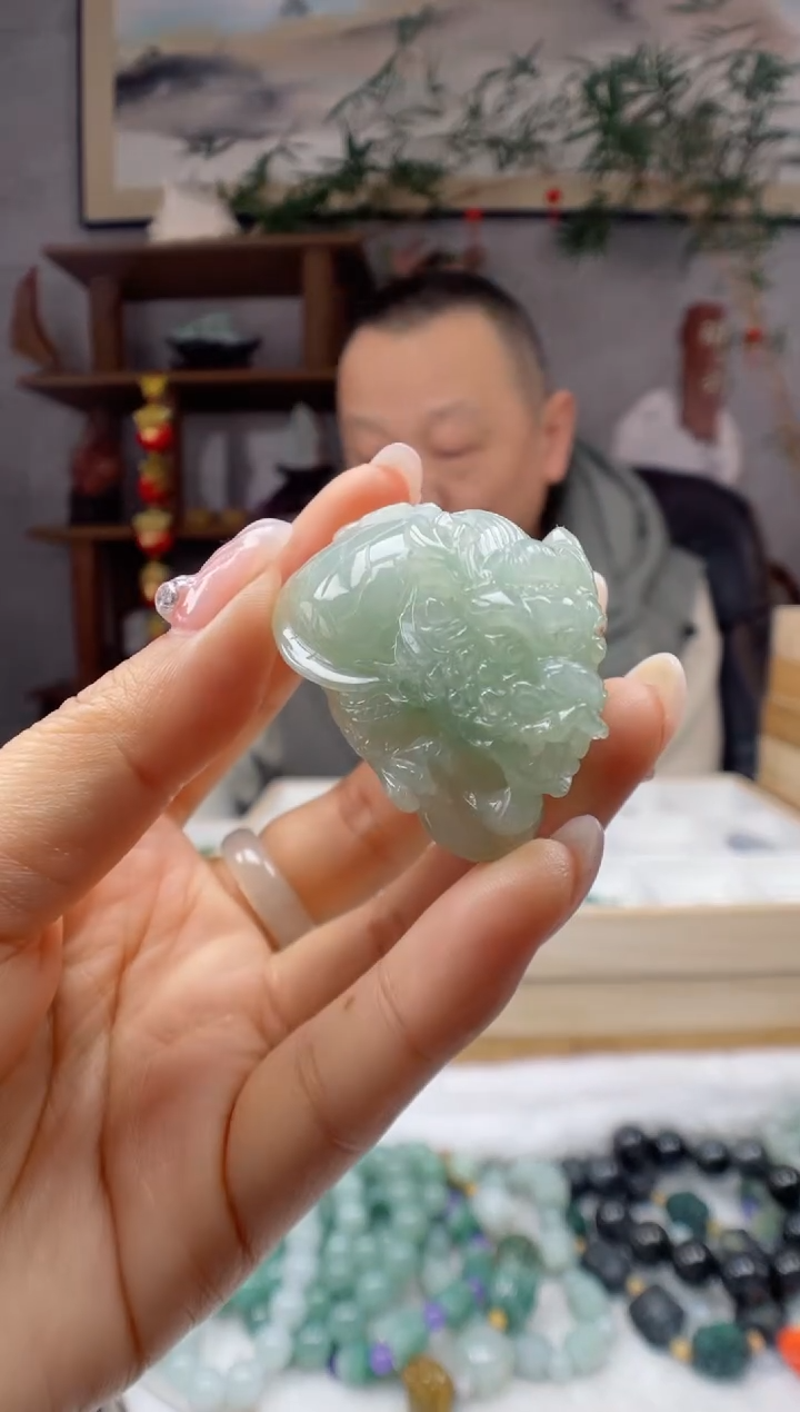 【闪购商品】定制翡翠未镶嵌龙龟
