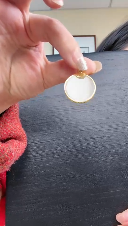 【闪购商品】和田玉颈饰18K金镶嵌和田玉