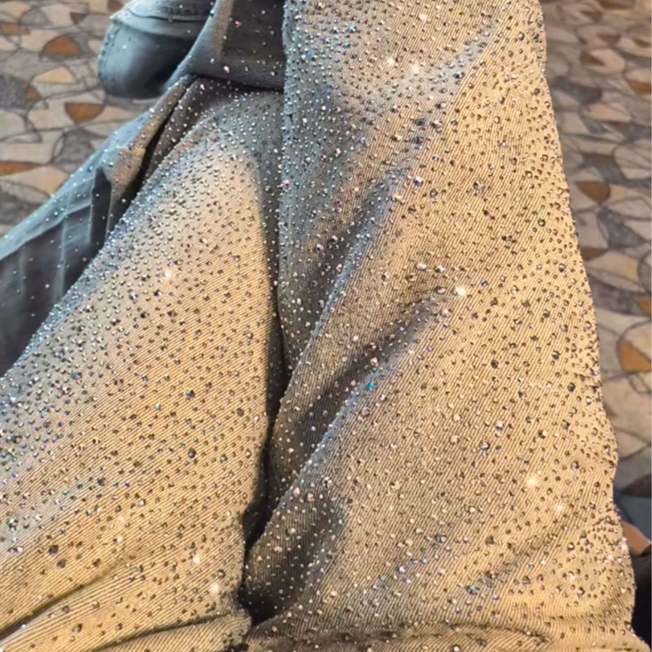 【鱼家高货】土耳其牛仔裤 年度最爱~ buling烫钻阔腿牛仔裤   