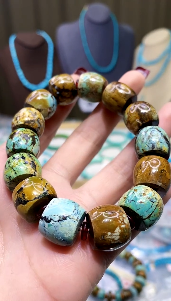 【闪购商品】绿松石手串未镶嵌595