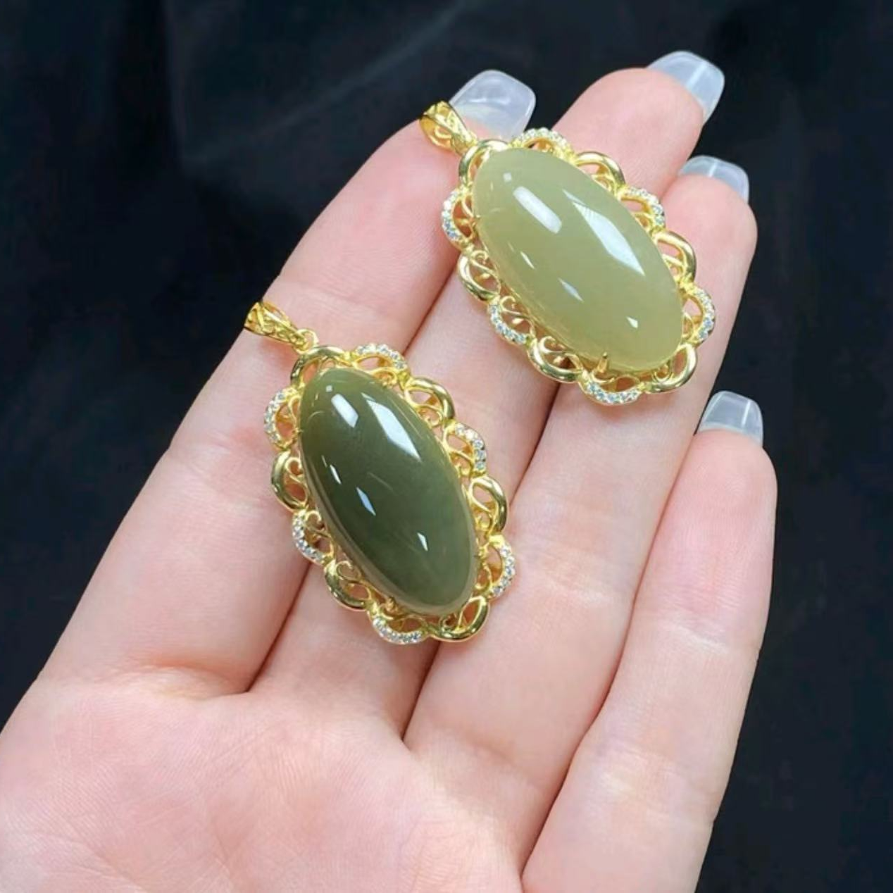 【普陀山欢喜】和田玉吊坠（发货多样性一件） J10289BT