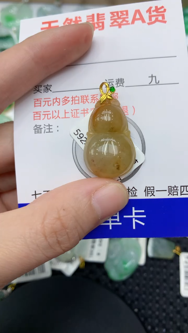 【闪购商品】翡翠颈饰18K金镶嵌11111111