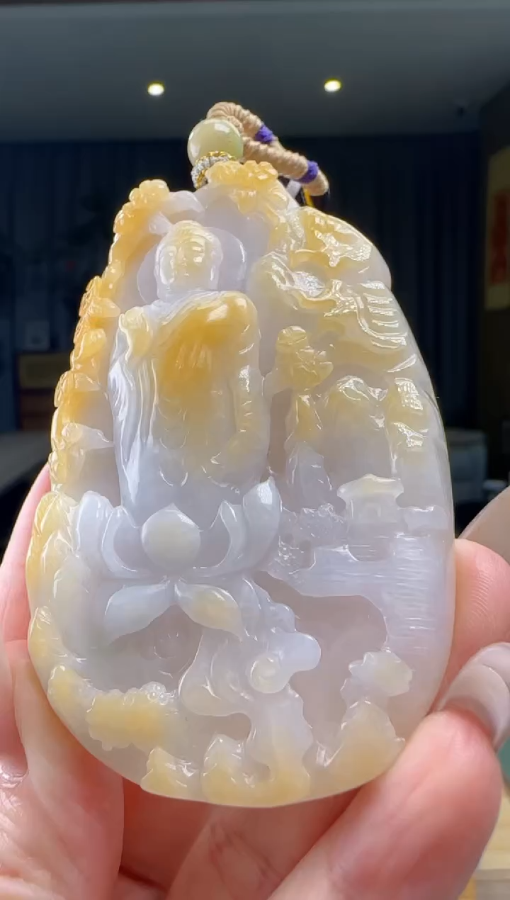 【闪购商品】翡翠颈饰未镶嵌YJ@@960Q3J15987