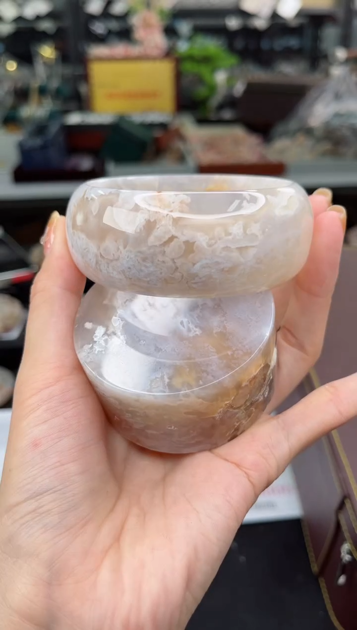 【闪购商品】石英质玉手镯未镶嵌63圈口（赠品镯心）1650735