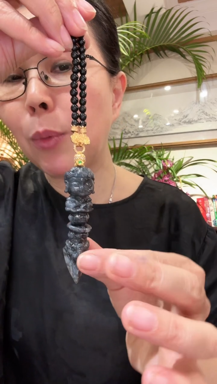 【闪购商品】翡翠颈饰未镶嵌国风