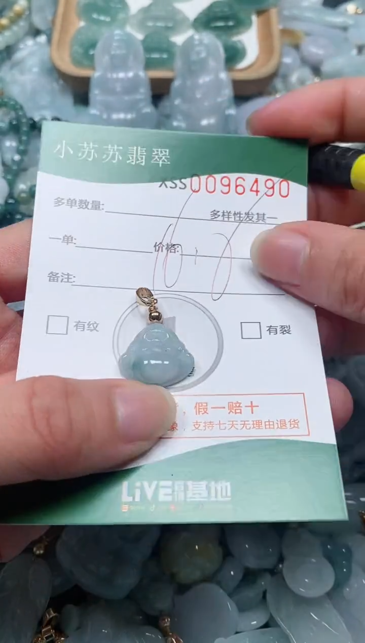 【闪购商品】翡翠颈饰未镶嵌闪购商品0096490