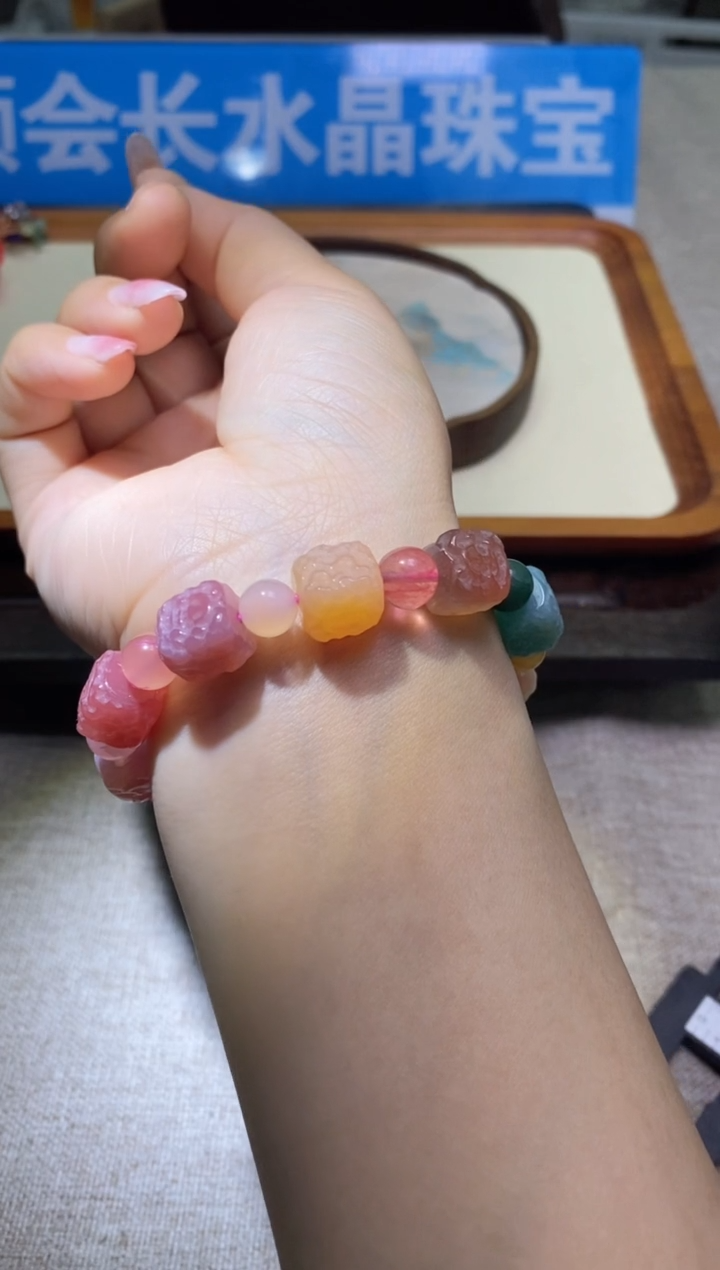 【闪购商品】玛瑙/玉髓手链未镶嵌多样性发一件706