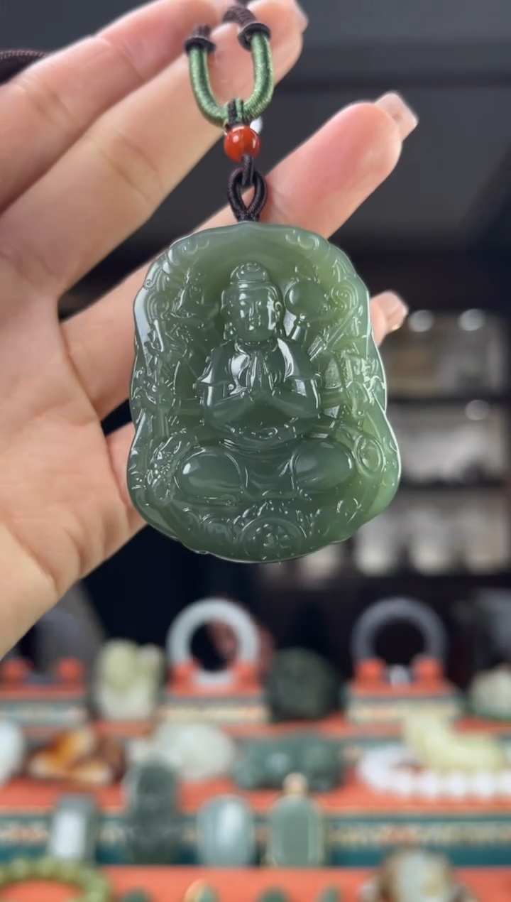 【闪购商品】和田玉颈饰未镶嵌佩佩鼠