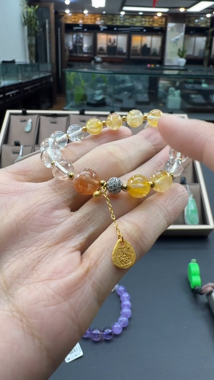 未镶嵌手串水晶手串