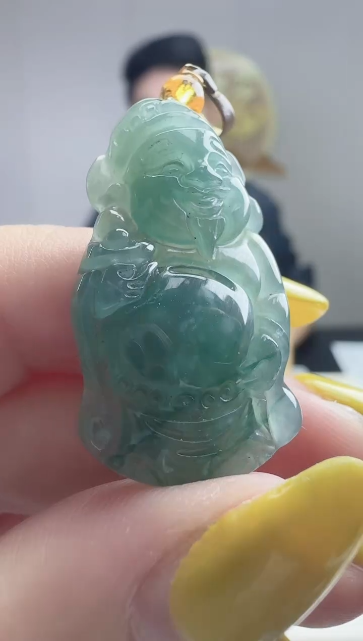 颈饰未镶嵌翡翠天然A货翡翠  多样性随机发其一