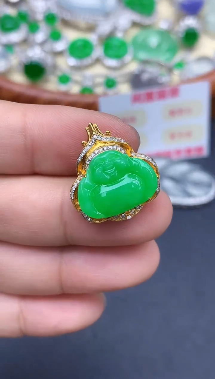 颈饰未镶嵌翡翠297-中国好珍宝