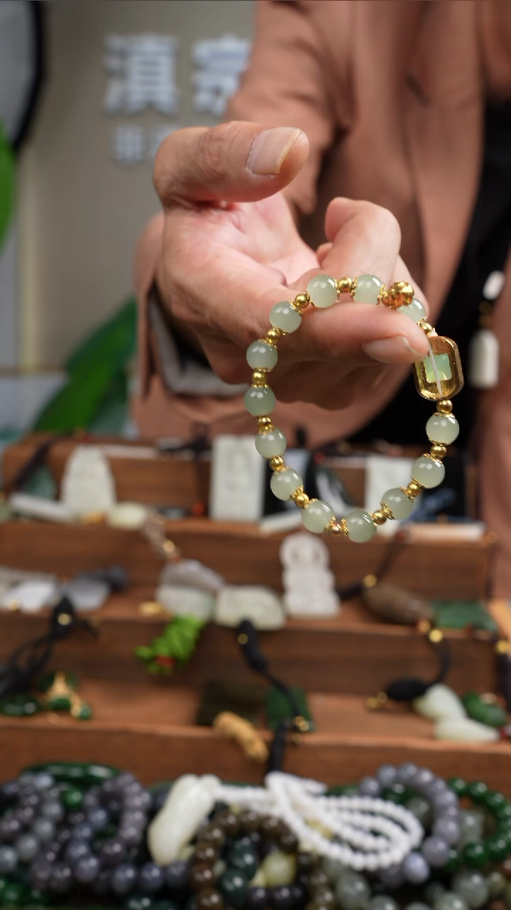 手串未镶嵌和田玉（糖玉）和田玉手串