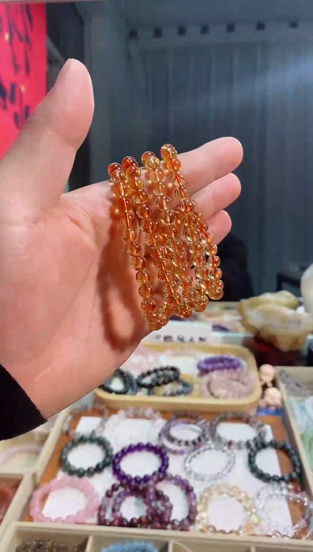 【闪购商品】黄晶手链未镶嵌黄塔晶7m+ (多样性发其一）