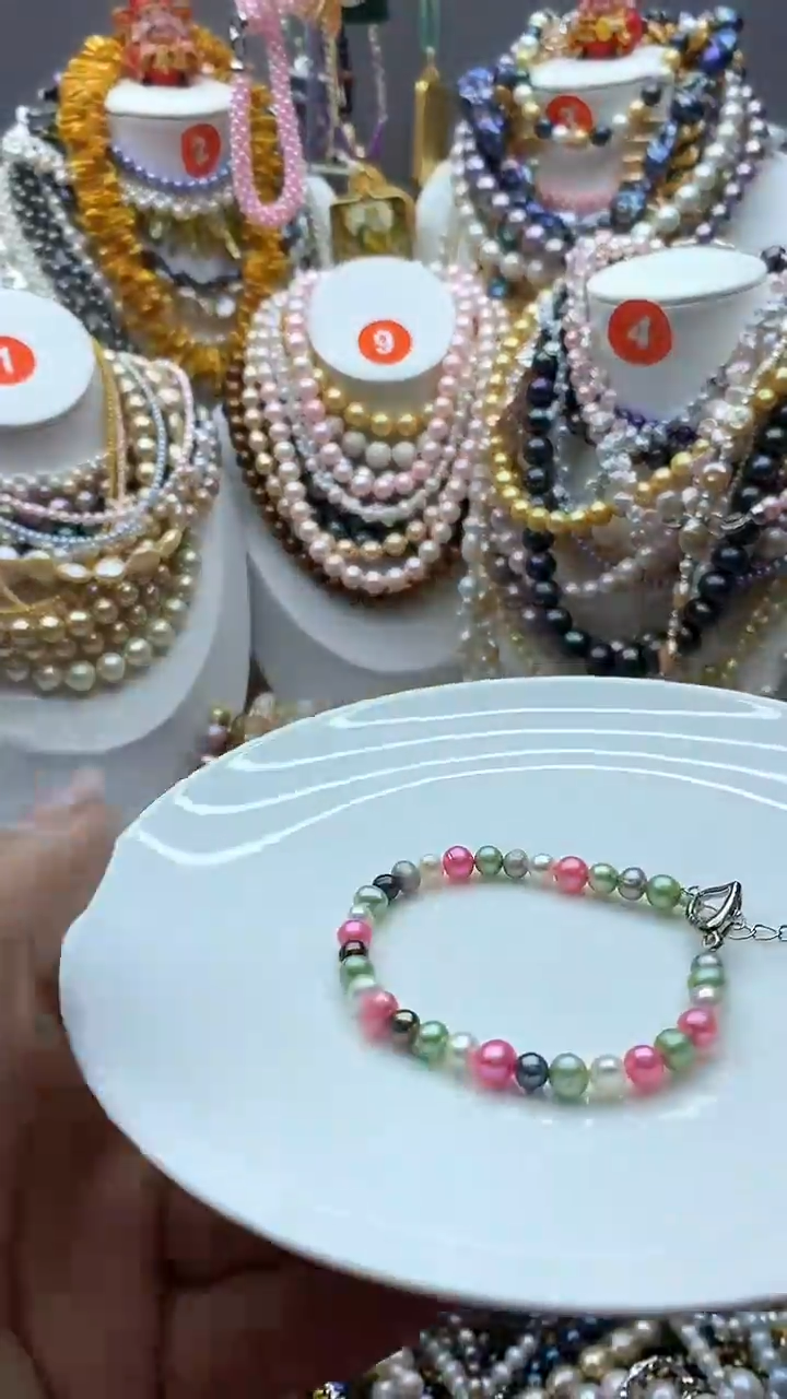 淡水珍珠未镶嵌颈饰1