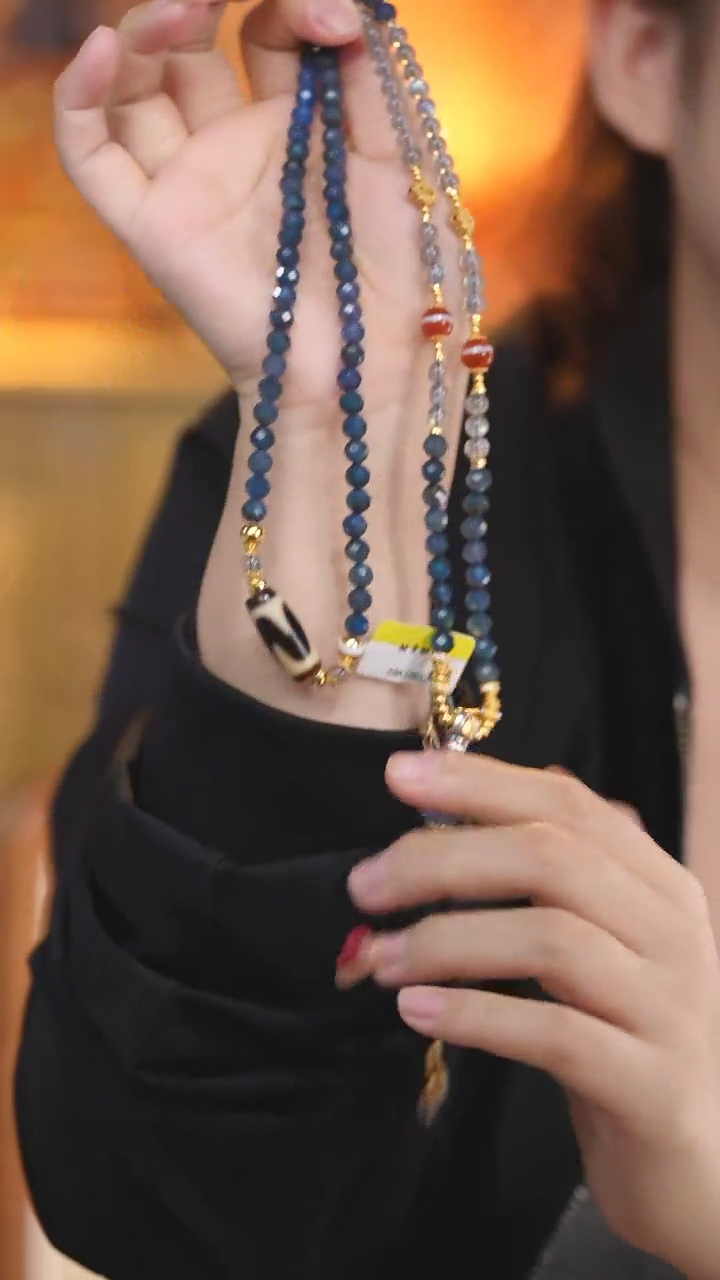 【闪购商品】玛瑙/玉髓颈饰未镶嵌Q31768牙牙玛瑙项链